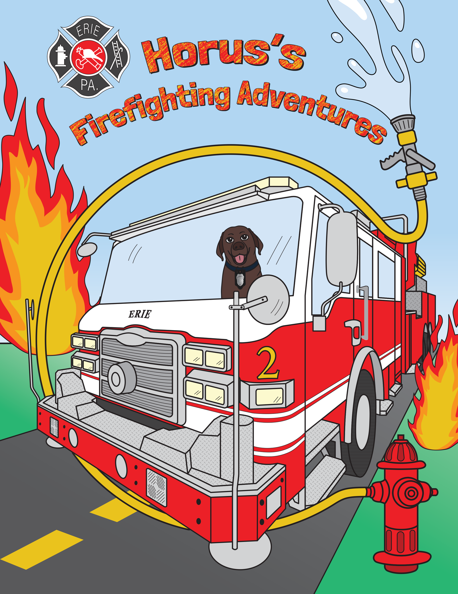 Coloring book front cover